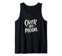 Nice Over the Moon Emblem for Adults and Kids Tank Top