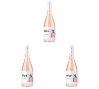 NICE Pale Rosé, French Wine in a Bottle, Dry, Pale, French Rosé from Languedoc, Hint of Strawberry, 1 x 75cl Bottled Wine (Pack of 3)