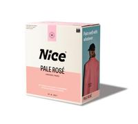 NICE Pale Rosé | Wine in a Box | Dry, Pale, French Rosé from Languedoc, Hint of Strawberry | 1 x 2.25L Boxed Wine (Pack of 6)