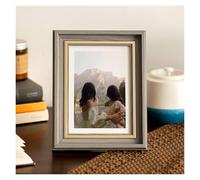 Nice Picture Frames 3x5 Frames Tabletop Mounting Picture Frame Walnut For Bed Room Gifts for a Family(Grey,4x6)