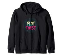 Nice Plot Twist for Boys and Girls Zip Hoodie