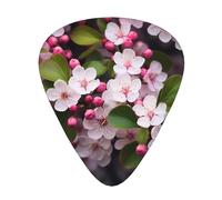 Nice plum blossoms Guitar picks in thin, medium, and thick sizes, 12-piece set, suitable for electric guitar and various instruments