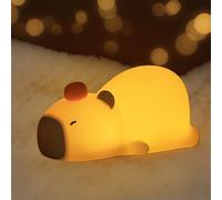 NICE POINT Night Light Kids,Cute Nursery Capybara Light, Squishy Animals Silicone Lamp Up for Boys and Girls,Kawaii LED Nightlight for Toddler Bedroom and Kid Room Decor.