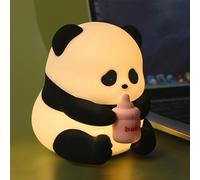 NICE POINT Night Light Kids,Cute Nursery Panda Light, Squishy Animals Silicone Lamp Up for Boys and Girls,Kawaii LED Nightlight for Toddler Bedroom and Kid Room Decor