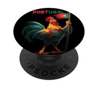 Nice Portugal Chicken with Patriotic Flag Costume PopSockets Adhesive PopGrip