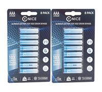Nice Power™ AAA Lithium Batteries 1100mah 1.5V High Powered Non Rechargeable Ultimate Capacity Battery Home Security CCTV Blink Gaming Digital Camera (Pack of 16)