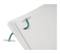 Nice Price Q-Connect 76mm Plastic Ended Treasury Tag (Pack Of 100), Green