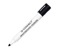Nice Price Q-Connect Drywipe Marker Pen Black (10 Pack) Kf26035