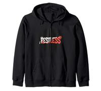 Nice Restless Statement Zip Hoodie
