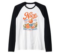 Nice Riviera Rosé Spritz French Coastal Vacation Raglan Baseball Tee