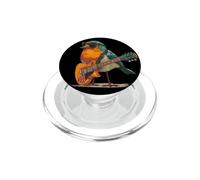 Nice Robin Bird with Feather and E-Guitar Costume PopSockets PopGrip for MagSafe