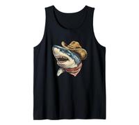 Nice Rodeo Shark Look for Western and Wild West Lovers Tank Top