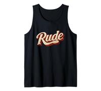 Nice Rude Speech Emblem for Boys and Girls Tank Top