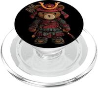 Nice Samurai Teddy Bear Costume with Sword for Ninjas Lovers PopSockets PopGrip for MagSafe