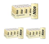 NICE Sauvignon Blanc, Spanish Wine in a Can, Dry, Crisp, Peachy White Wine from La Mancha, Always Good to Go, 12 x 187ml Canned Wine (Pack of 3)