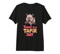 Nice Short Fantastic Forest Super Playful Proboscis Tapir Premium T-Shirt