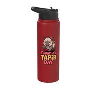 Nice Short Fantastic Forest Super Playful Proboscis Tapir Stainless Steel Insulated Water Bottle