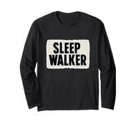Nice Sleep Walker Graphic Look Long Sleeve T-Shirt