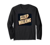 Nice Sleepwalking Emblem for Boys and Girls Long Sleeve T-Shirt