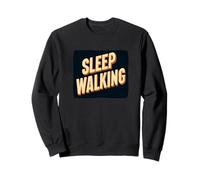 Nice Sleepwalking Emblem for Boys and Girls Sweatshirt