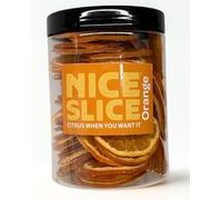 NICE SLICE Dried Orange Slices - Approx 50 Premium Dried Fruit Servings for Cocktails, Mocktails, Drinks, Baking & Cooking- 100% Natural Dehydrated Orange Garnish in Reusable jar -Air-Dried Citrus