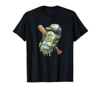 Nice Sporty Dollar Bill with Baseball Bat for Boys and Girls T-Shirt