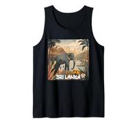 Nice Sri Lanka Nature Graphic with Elephant Tank Top