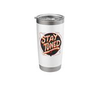 Nice Stay Tuned Emblem Stainless Steel Insulated Tumbler