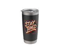 Nice Stay Tuned Emblem Stainless Steel Insulated Tumbler