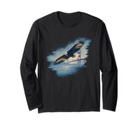 Nice Symbolic Eagle with Golden Gate Bridge Costume Long Sleeve T-Shirt