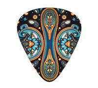 Nice symmetrical pattern Guitar picks in thin, medium, and thick sizes, 12-piece set, suitable for electric guitar and various instruments
