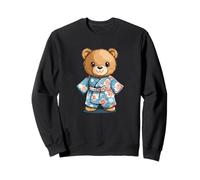 Nice Teddy Bear Bringing a Japanese-Inspired Touch Sweatshirt