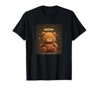 Nice Teddy Bear in Heaven for Golden Angel Halo Lovers T-Shirt