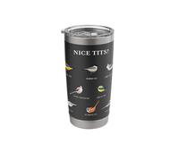 Nice Tits! - Funny Birdwatching Gift for Bird Enthusiast Stainless Steel Insulated Tumbler