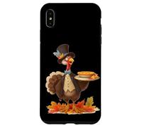 Nice Turkey in Autumn Season for Pie and Thanksgiving Lovers Case for iPhone XS Max