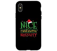 Nice until proven Naughty Christmas Case for iPhone X/XS