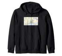 Nice Urban Network Travel Art France Zip Hoodie