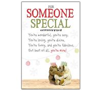 Nice Words Christmas Card for One I Love, Romantic. Perfect for Someone Special this Xmas