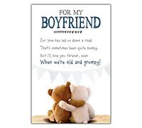 Nice Words, Happy Birthday Boyfriend Card, Cute , Greetings Card, Birthday Cards