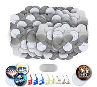 nice2have Nice2Have 200 Sets of Pinback Button Parts 32mm (1.25 inch) - Badge Maker Supplies for Badge Maker Machine