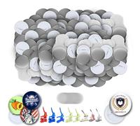 nice2have Nice2Have 200 Sets of Pinback Button Parts 25mm (1 inch) - Badge Maker Supplies for Badge Maker Machine