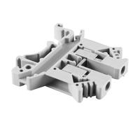 Nicear 100pcs DIN Rail Connector UK-2.5B Screw Type Terminal Block DIN Rail Mount Electrical Compression Terminal 690V 32A Wiring Range 0.2-2.5mm²