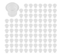 Nicear 100pcs Tattoo Ink Caps Cups Pigment Cups Pigment Ink Caps Small Tattoo Ink Pots For Ink Pigment Cups Tattoo Supplies