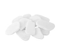 Nicear 12 Pack Natural White Flat Stones For Painting Smooth Pebbles 5-8cm DIY Crafts Art Projects Vase Fillers Aquarium Decor Gift Ideas