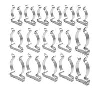 Nicear 16PCS Tool Spring Terry Clips Wall Mounted 304 Stainless Steels Tool Holder for Garages Sheds Yards Cupboards