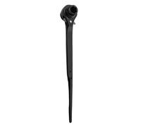 Nicear 1pc 19/22mm Multi-Purpose Scaffolding Wrench Scaffolding Ratchet Scaffolding Key Key Right/Left Switchable Made Of Cr-V Corrosion Resistant Black