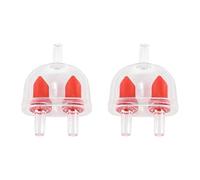 Nicear 2 Pack Aquarium Check Valves Fish Tank Air Pump Valves Plastic 2 Way Non Return Pump Protectors For Fish Tank