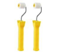 Nicear 2 Pcs Small Paint Roller 1 Inch Wool Fine Brush Micro Decoration Tools