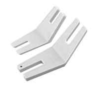 Nicear 2 Pcs Thick Thread Jumper Reed Hump Jumper Sewing Tool Button Sewing Plate Presser Feet for Thick Thread Denim and Hemming Threads