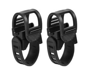 Nicear 2 PCS Watch Strap Bicycle Light Clip Lamp Holder Bicycle Strong Flashlight Light Clip For Cycling Mountain Road Bike Motorcycle